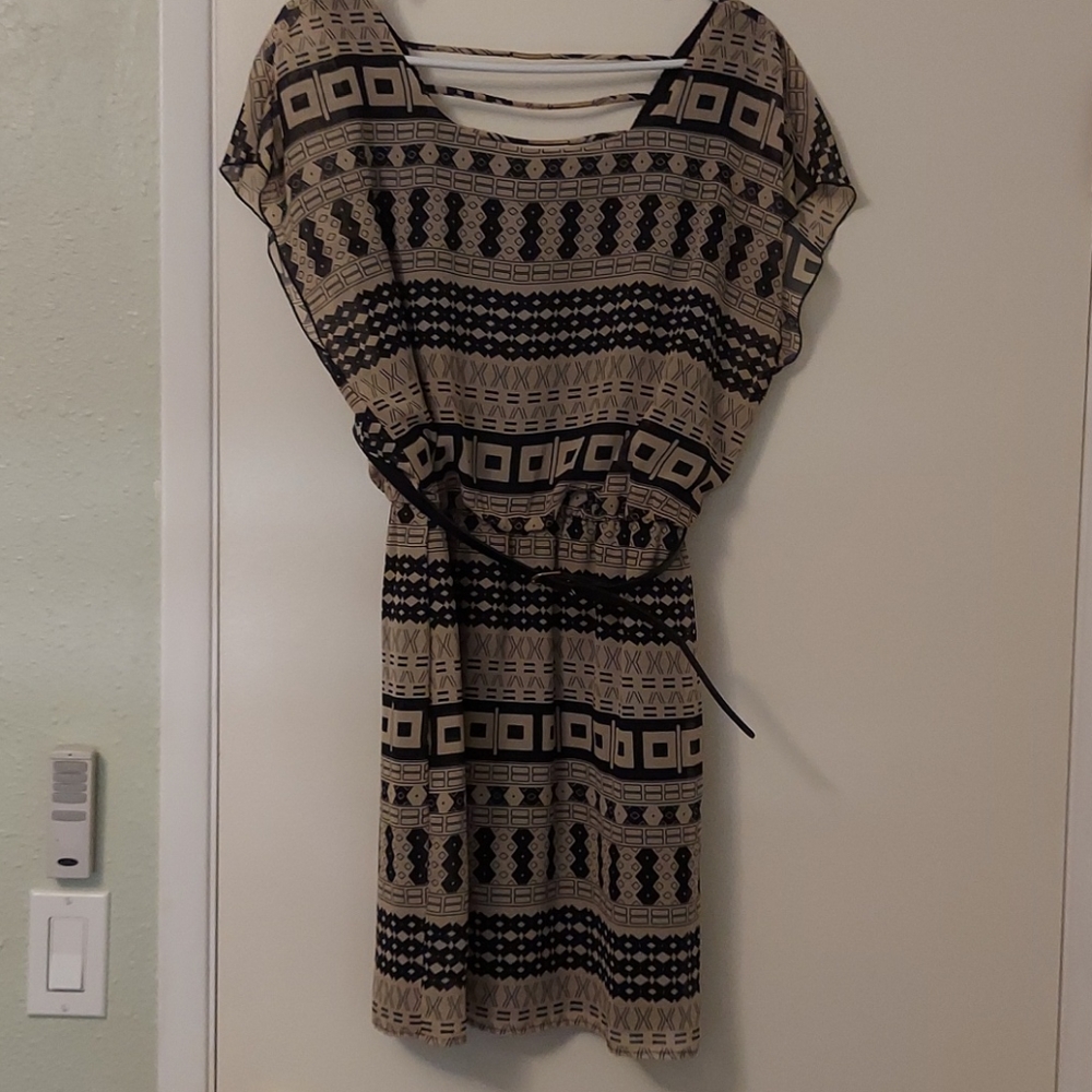 City Triangles dress with interesting back detail